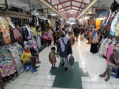 Begini Suasana Pasar Beringharjo Yogyakarta di H-3 Lebaran