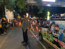 Jelang Lebaran, Polresta Mataram Gelar Patroli di Tempat Keramaian