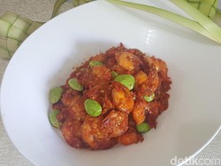 Resep Sambal Udang Pete Lauk Ketupat Lebaran Tanpa Santan