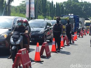 Dilarang Masuk Yogya, 3.688 Kendaraan Diputar Balik di Sleman Dilarang Masuk Yogya, 3.688 Kendaraan Diputar Balik di Sleman