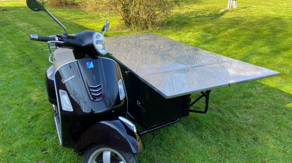 Tampang Vespa saat Jadi Dapur Berjalan