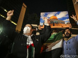Warga Turki Demo Tolak Rencana Israel Gusur Warga Palestina