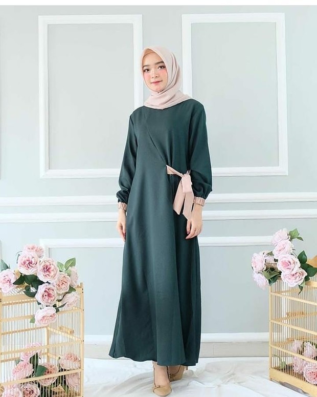 Warna gamis bikin cerah