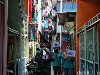 Ada Sosialisasi Jangan Mudik di Permukiman Padat Ibu Kota