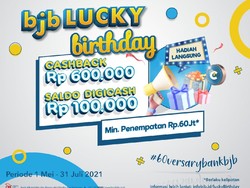 Rayakan HUT ke-60, bank bjb Beri Promo dan Hadiah Jutaan Rupiah