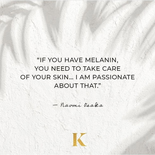 Foto: instagram.com/kinloskin/ Naomi Osaka dalam interview sebagai CEO dan founder.