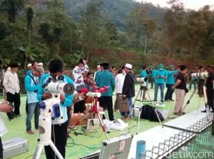 Pantauan POB Cibeas Sukabumi, Kemungkinan Hilal Tidak Terlihat