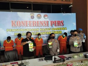 Polisi Tangkap Kurir 25 Kg Sabu Malaysia-Sulsel di Balikpapan Kaltim
