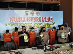 Polisi Tangkap Kurir 25 Kg Sabu Malaysia-Sulsel di Balikpapan Kaltim