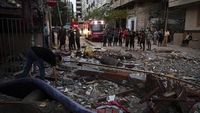 Kota Gaza Porak Poranda Usai Digempur Serangan Udara Israel
