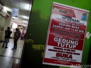 Libur Lebaran, Pasar Tanah Abang Tutup Mulai Besok Libur Lebaran, Pasar Tanah Abang Tutup Mulai Besok
