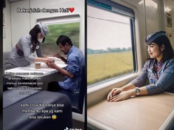 Aksi Pramugari Kereta Bantu Makan Penumpang Tunanetra, Ini Kisahnya