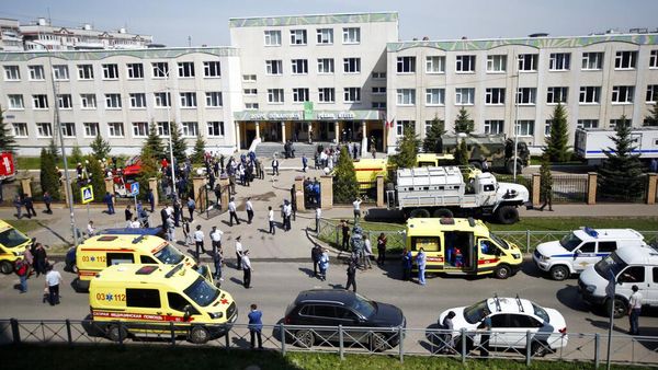 Tewaskan Belasan Orang, Penembakan Brutal Terjadi di Sekolah Rusia