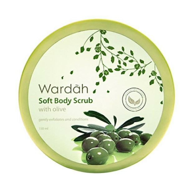 Wardah Body Scrub/shopee.co.id/wardahofficial Body scrub dengan moisturizer alami yang bisa menciptakan kelembaban setelah mengangkat sel kulit mati pada tubuh.