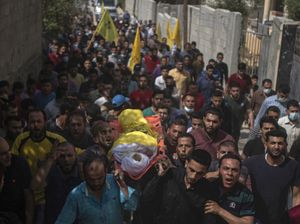 Warga Palestina Tumpah Ruah di Pemakaman Bocah Korban Serangan Israel