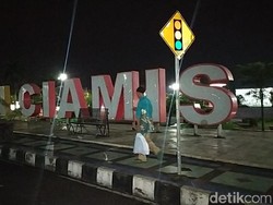 Cegah Kerumunan, Kawasan Alun-alun Ciamis Ditutup Saat Malam Takbiran