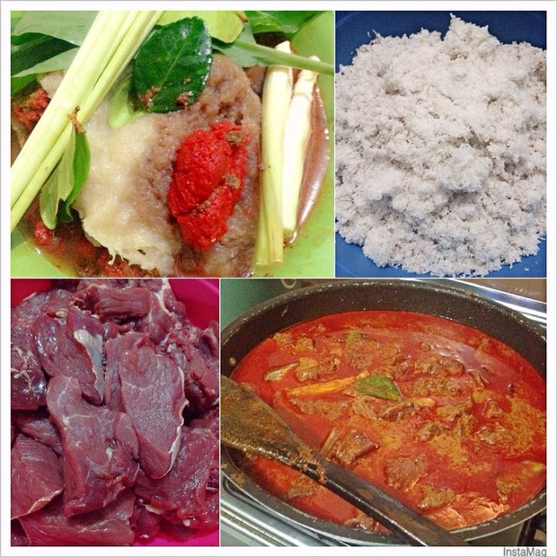 Bahan rendang menjadi salah satu kunci cita rasa nikmat rendang/instagram.com/angaselarga.nu