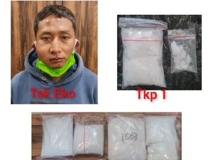 Ringkus Bandar Narkoba Surabaya-Sidoarjo, Polisi Sita 4.7 Kg Sabu