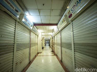 H-1 Lebaran, Pasar Tanah Abang Tutup