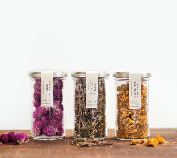 Ilustrasi Hampers Teh Herbal Foto: pinterest/thedieline