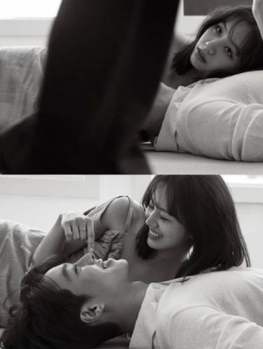 The photoshoot this time is a couple themed, where the two of them will soon be starring in a drama titled My Roommate is a Gumiho / photo: instagram.com/1stlookofficial