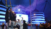 Man City masih akan menghadapi sesama klub Inggris, Chelsea, di final Liga Champions musim ini. (Foto: AP/Jon Super)