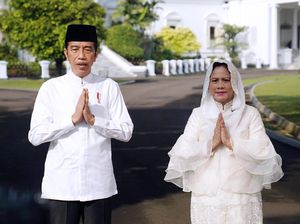 Dari Istana Bogor, Jokowi-Iriana Ucapkan Selamat Idul Fitri 1442 H