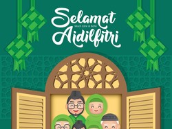 15 Gambar Ucapan Selamat Hari Raya Idul Fitri 1442 H