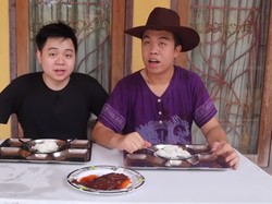 Unik! YouTuber Ini Buat Konten 24 Jam Santap Makanan Penjara