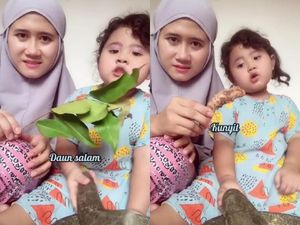 Bocah Ini Hafal Nama-nama Bumbu Dapur, Netizen: Mantu Idaman!