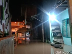 Kampung Aur Medan Terendam Banjir di Malam Lebaran Akibat Luapan Sungai Deli