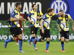 Inter Milan Vs AS Roma: Nerazzurri Sikat I Lupi 3-1