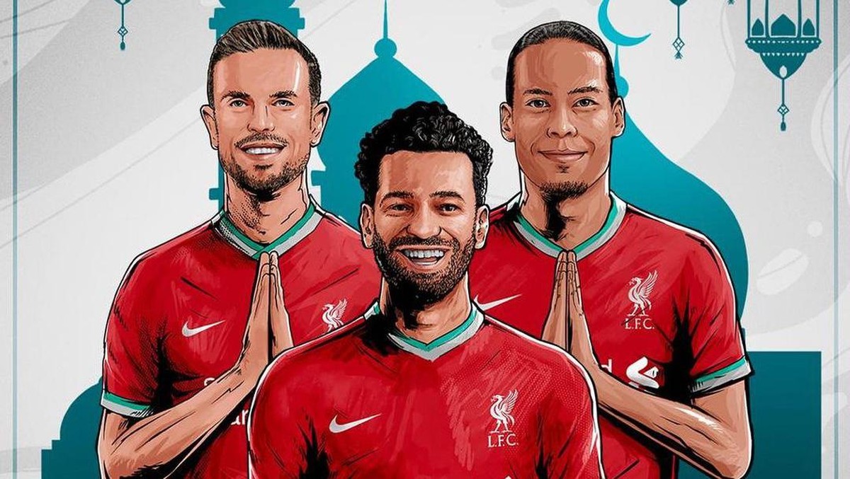 Ucapan Idul Fitri dari klub-klub top Eropa. (Foto: Instagram @liverpoolfc)