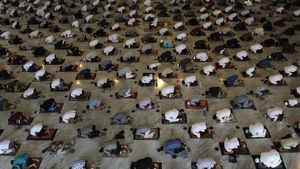 Masjid Al-Akbar Surabaya Terapkan Prokes Ketat Saat Gelar Salat Id