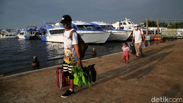 Begini Suasana Pelabuhan Kaliadem Saat Libur Lebaran