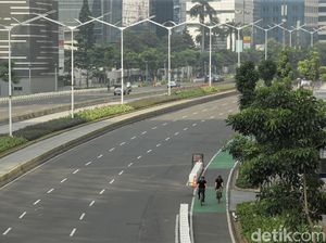 Jalanan Jakarta Lengang di Hari Kedua Lebaran