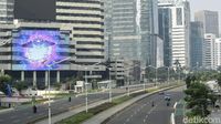 Penampakan Kota Jakarta yang Lengang di Hari Pertama Lebaran