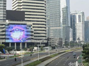 Penampakan Kota Jakarta yang Lengang di Hari Pertama Lebaran