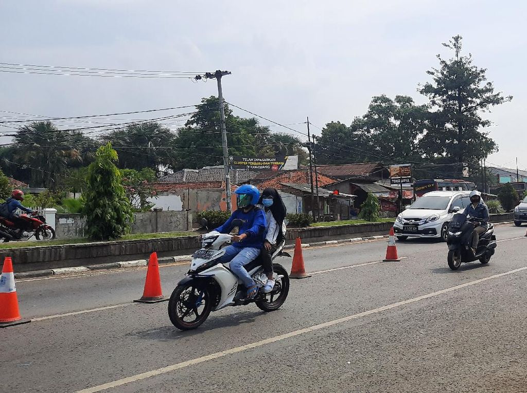 Hari Lebaran, Tak Ada Penyekatan di Pos Kedungwaringin-Tanjungpura Hari Lebaran, Tak Ada Penyekatan di Pos Kedungwaringin-Tanjungpura