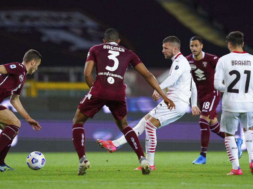 Torino Vs AC Milan: Trigol Ante Rebic Bawa Rossoneri Menang 7-0!
