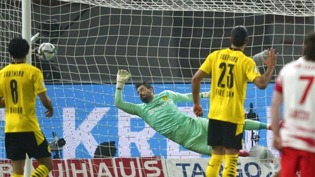 Final DFB Pokal 2020/2021 RB Leipzig vs Borussia Dortmund di Olympiastadion, Berlin, Jumat (14/5/2021) dini hari WIB