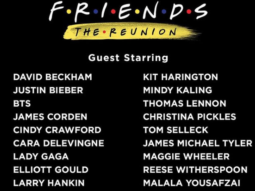 Friends: The Reunion Tayang 27 Mei, BTS Jadi Bintang Tamu