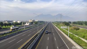 Lengangnya Tol Sidoarjo di Hari Kedua Lebaran