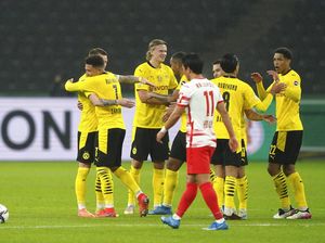 Sikat RB Leipzig 4-1, Dortmund Juara DFB Pokal 2020/2021
