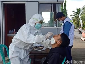 Libur Lebaran di Pangandaran, Wisatawan Jalani Rapid Test Antigen