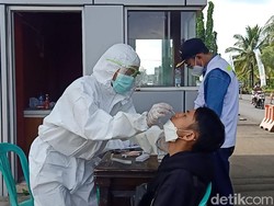 Libur Lebaran di Pangandaran, Wisatawan Jalani Rapid Test Antigen
