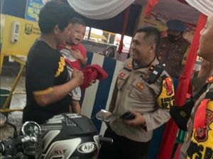 Kapolres Sukabumi Pertemukan Anak Terpisah dari Orang Tuanya Saat Berwisata