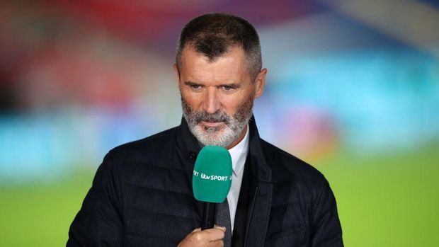 LONDON, ENGLAND - OCTOBER 08: Pundit, Roy Keane looks on following the international friendly match between England and Wales at Wembley Stadium on October 08, 2020 in London, England. Sporting stadiums around the UK remain under strict restrictions due to the Coronavirus Pandemic as Government social distancing laws prohibit fans inside venues resulting in games being played behind closed doors. (Photo by Nick Potts - Pool/Getty Images)