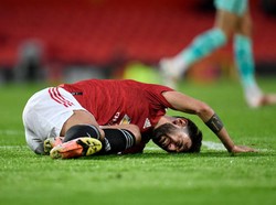 Bruno Fernandes, kerjaannya menangis mulu di lapangan, sindir Roy Keane seperti dilansir dari Sky Sports (Getty Images/Pool)