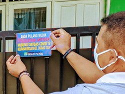 Rumah Ditempeli Stiker, Warga Pulang Mudik di Bekasi Diimbau Lapor RT